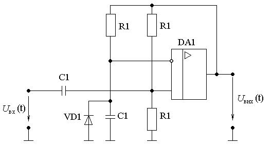 Одновібратор на операційному підсилювачі - student2.ru