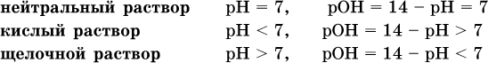 Диссоциация воды. Среда растворов - student2.ru