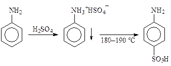Минимальную концентрацию серной кислоты (выраженную в % SO3), при которой она еще способна сульфировать соединение, называют «p-сульфирования» (pс). - student2.ru