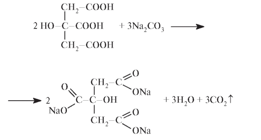 Натрия цитрат для инъекций Строение и свойства - student2.ru
