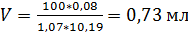 Определение количества реактива - student2.ru