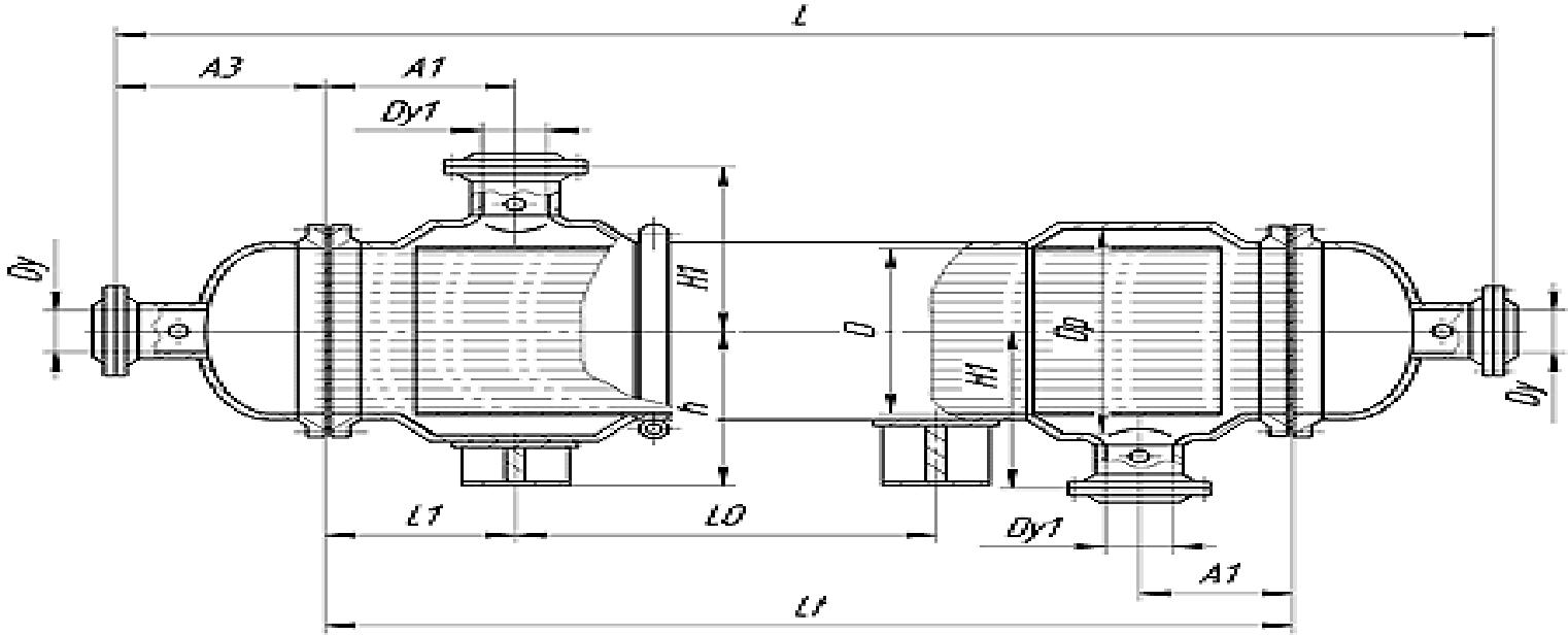 При установке теплообменников необходимо помнить, что их крепление возможно только в одном сечении для предоставления свободы термической деформации корпуса. - student2.ru