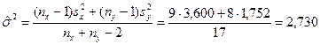 Проверка статистических гипотез о равенстве математических ожиданий и дисперсий - student2.ru