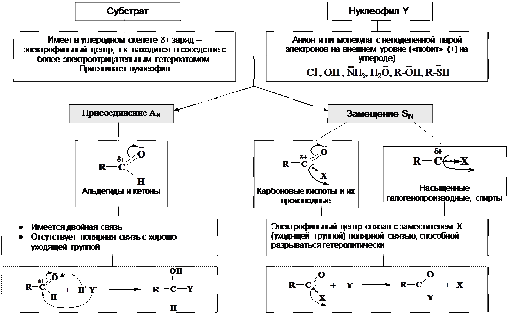 типы реагентов в органических реакциях - student2.ru