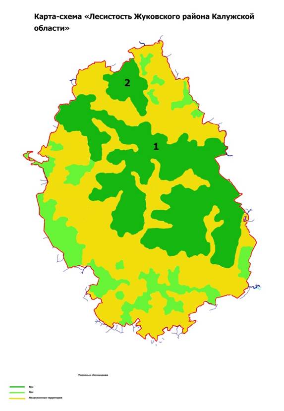 Районирование лесных ресурсов на территории района - student2.ru