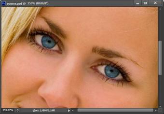 Изменение цвета глаз с помощью Photoshop CS6 - student2.ru