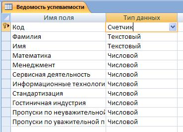 Лабораторная работа по ACCESS2007 №1. - student2.ru