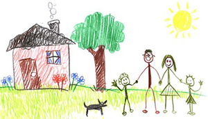 Рисуночный тест «Моя семья». Методика интерпретации рисунка - student2.ru