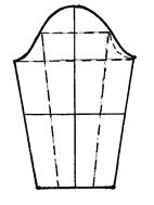 одношовного втачного рукава - student2.ru