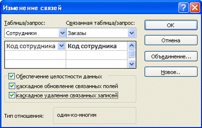 Бақылау сұрақтары. Кесте арасында байланыстарды орнату - student2.ru