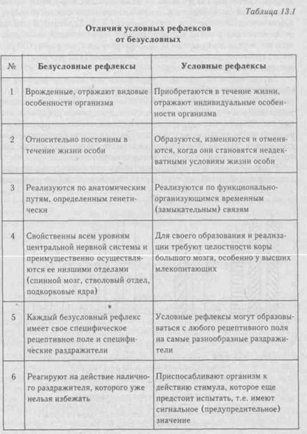 глава 13 высшая нервная деятельность - student2.ru