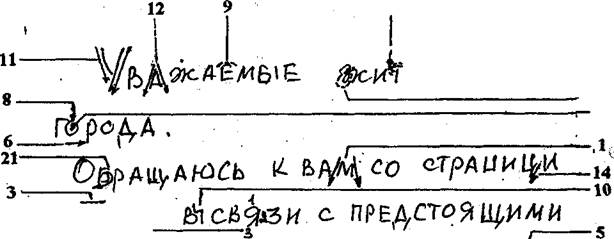 Изменение почерка способом подражания буквам печатной формы или стилизованным шрифтам - student2.ru
