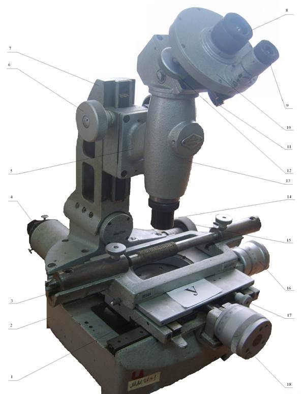 Краткое описание инструментального микроскопа ММИ-1 - student2.ru