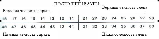 Оценка и регистрация состояния зубов - student2.ru