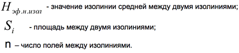 Определение hэф.н., особенности построения карт, каким образом рассч-ся ср-взв знач. - student2.ru