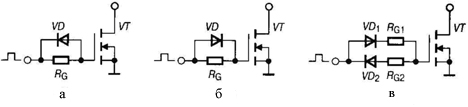 Подключение драйверов к входным цепям силовых транзисторов - student2.ru