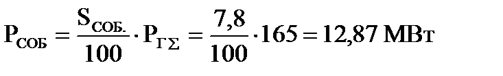 Определение мощности потребителей на шинах электростанции. B - student2.ru