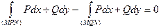 Условия независимости криволинейного интеграла 2-го рода - student2.ru