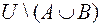 Construction sets by operations over two given sets of universal set - student2.ru