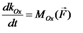 ДУ для момента импульса точки относительно оси - student2.ru