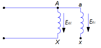 двухобмоточного трансформатора - student2.ru