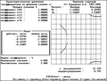 Коррекция системы методом корневого годографа - student2.ru