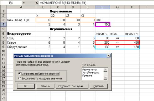 II этап: Решение задачи на ЭВМ в среде MS Excel. Введем исходные данные (см - student2.ru