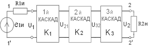 Эквивалентные схемы и коэффициенты усиления усилителя - student2.ru