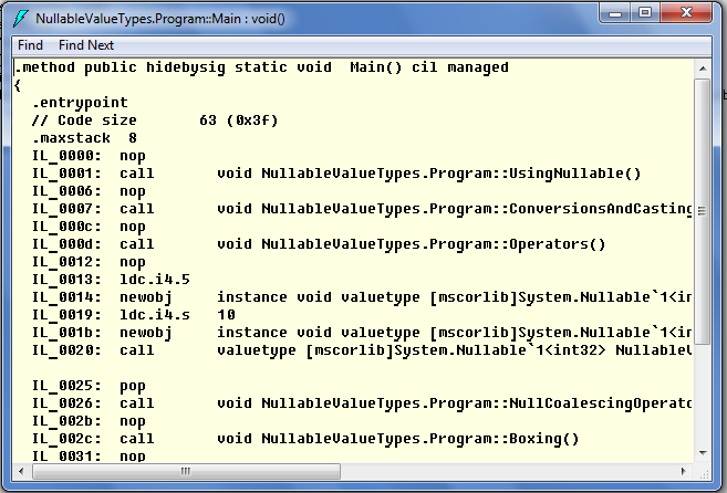 Изучение сборки .NET Framework с помощью утилит ildasm. Exe и Reflector - student2.ru