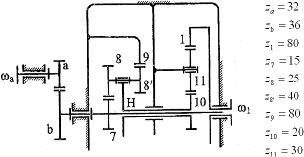 Кинематический анализ редуктора - student2.ru