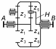 Кинематика рядного зубчатого механизма. - student2.ru
