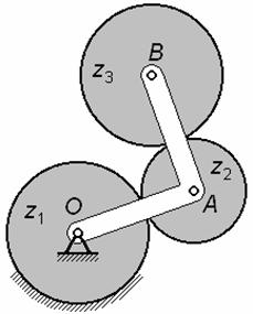 Кинематика рядного зубчатого механизма. - student2.ru