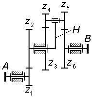 Кинематика рядного зубчатого механизма. - student2.ru