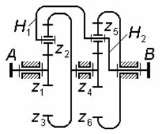 Кинематика рядного зубчатого механизма. - student2.ru