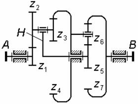 Кинематика рядного зубчатого механизма. - student2.ru