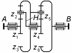Кинематика рядного зубчатого механизма. - student2.ru