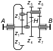 Кинематика рядного зубчатого механизма. - student2.ru