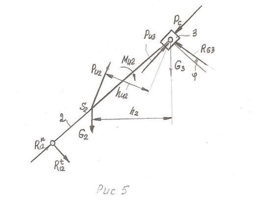кинетостатический расчет механизма. - student2.ru
