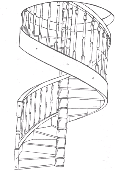 Конструкции винтовых лестниц - student2.ru