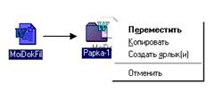 Копирование и перемещение перетаскиванием мышью - student2.ru