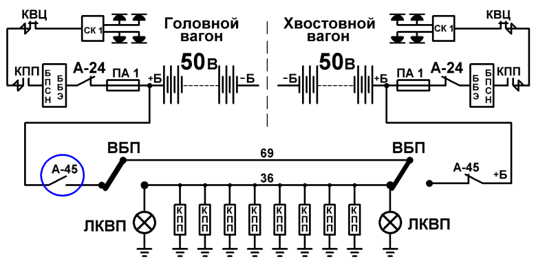 ЛКВП и освещение салонов не горят. - student2.ru