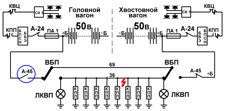 ЛКВП и освещение салонов не горят. - student2.ru