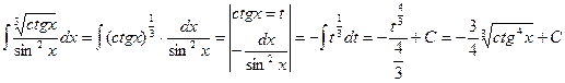 Метод интегрирования подстановкой (замена переменной) - student2.ru