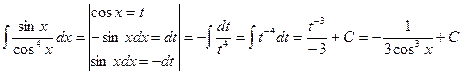 Метод интегрирования подстановкой (замена переменной) - student2.ru