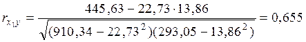 Многофакторный корреляционно-регрессионный анализ - student2.ru