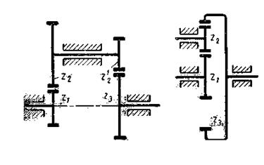 Многозвенные зубчатые механизмы - student2.ru