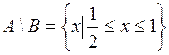 Множества, заданные на промежутке - student2.ru