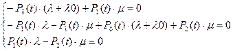 Найдем критерии надежности системы методом дифференциальных уравнений - student2.ru