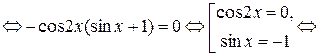 Некоторые методы решения тригонометрических уравнений - student2.ru
