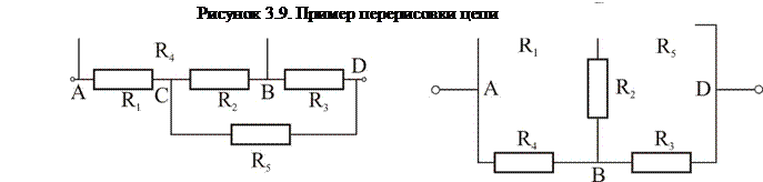 Ну а преобразованная цепь представляет собой набор последовательных и параллельных соединений. Получение ответа для эквивалентного сопротивления не вызывает никакого труда. - student2.ru